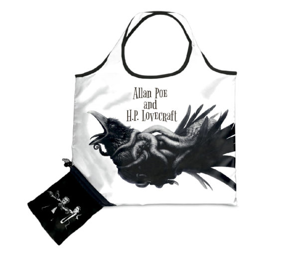 Edgar Allan Poe and H.P Lovecraft Raven And Tentacle