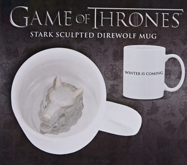 Stark Sculpted Direwolf Mug - Game of Thrones - Image 3