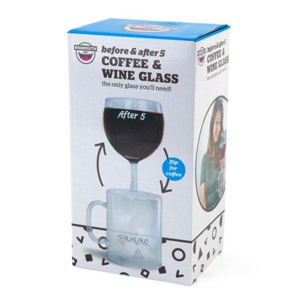 Before and After 5 Coffe & Wine Glass