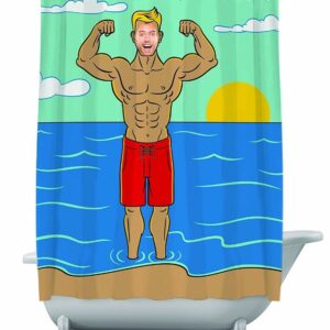 In The Buff - Shower Curtain