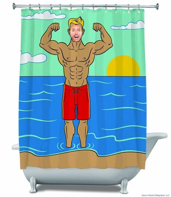 In The Buff - Shower Curtain